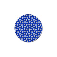 Silver Stars Royal Blue Golf Ball Marker (4 Pack) by snowwhitegirl