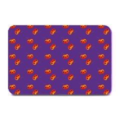 Kawaii Pumpkin Purple Plate Mats by snowwhitegirl