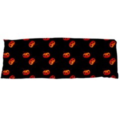 Kawaii Pumpkin Black Body Pillow Case (dakimakura) by snowwhitegirl