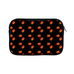 Kawaii Pumpkin Black Apple Ipad Mini Zipper Cases by snowwhitegirl