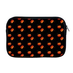 Kawaii Pumpkin Black Apple Macbook Pro 17  Zipper Case by snowwhitegirl