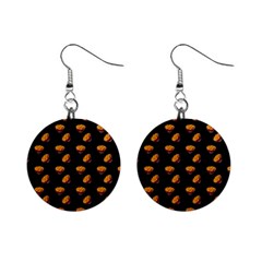 Kawaii Chips Black Mini Button Earrings by snowwhitegirl