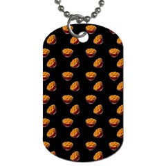 Kawaii Chips Black Dog Tag (one Side) by snowwhitegirl