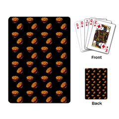 Kawaii Chips Black Playing Cards Single Design by snowwhitegirl