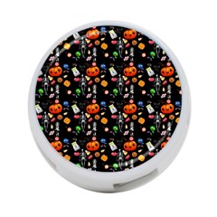 Halloween Treats Pattern Black 4-port Usb Hub (one Side) by snowwhitegirl