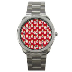 Ghost Pet Red Sport Metal Watch by snowwhitegirl