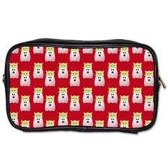 Ghost Pet Red Toiletries Bag (two Sides) by snowwhitegirl