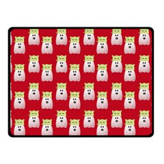 Ghost Pet Red Fleece Blanket (small) by snowwhitegirl