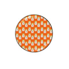 Ghost Pet Orange Hat Clip Ball Marker (10 Pack) by snowwhitegirl