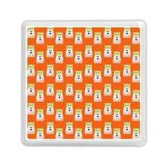 Ghost Pet Orange Memory Card Reader (square) by snowwhitegirl