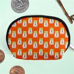 Ghost Pet Orange Accessory Pouch (medium) by snowwhitegirl