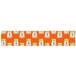 Ghost Pet Orange Small Flano Scarf Back