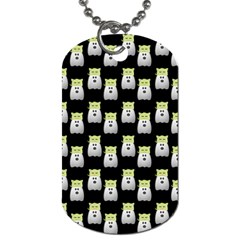 Ghost Pet Black Dog Tag (two Sides) by snowwhitegirl