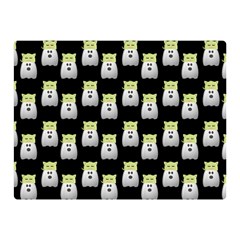 Ghost Pet Black Double Sided Flano Blanket (mini)  by snowwhitegirl