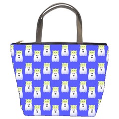 Ghost Pet Blue Bucket Bag by snowwhitegirl