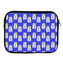 Ghost Pet Blue Apple Ipad 2/3/4 Zipper Cases by snowwhitegirl