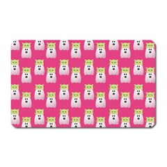 Ghost Pet Pink Magnet (rectangular) by snowwhitegirl