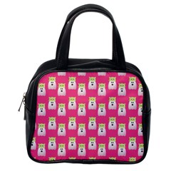 Ghost Pet Pink Classic Handbag (one Side) by snowwhitegirl