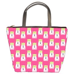 Ghost Pet Pink Bucket Bag by snowwhitegirl