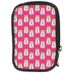 Ghost Pet Pink Compact Camera Leather Case by snowwhitegirl