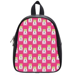 Ghost Pet Pink School Bag (small) by snowwhitegirl