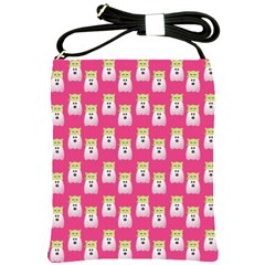 Ghost Pet Pink Shoulder Sling Bag by snowwhitegirl