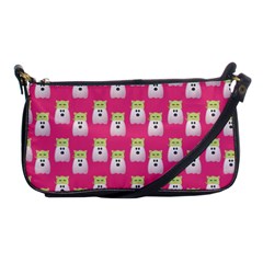 Ghost Pet Pink Shoulder Clutch Bag by snowwhitegirl