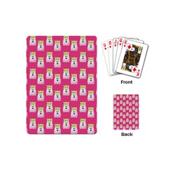 Ghost Pet Pink Playing Cards (mini) by snowwhitegirl