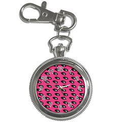 Eyes Dark Pink Key Chain Watches by snowwhitegirl