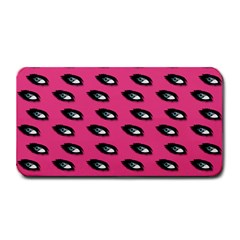 Eyes Dark Pink Medium Bar Mats by snowwhitegirl