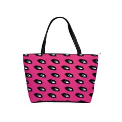 Eyes Dark Pink Classic Shoulder Handbag by snowwhitegirl