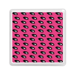 Eyes Dark Pink Memory Card Reader (square) by snowwhitegirl