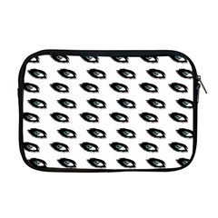 Eyes White Apple Macbook Pro 17  Zipper Case by snowwhitegirl