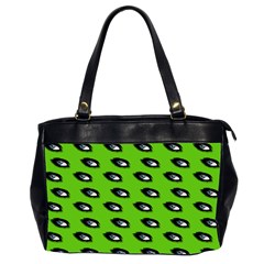 Eyes Green Oversize Office Handbag (2 Sides) by snowwhitegirl