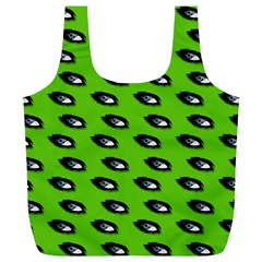 Eyes Green Full Print Recycle Bag (xl) by snowwhitegirl