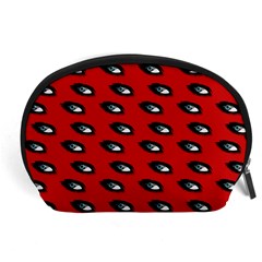 Eyes Red Accessory Pouch (large)