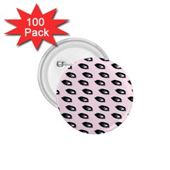 Eyes Pink 1 75  Buttons (100 Pack)  by snowwhitegirl