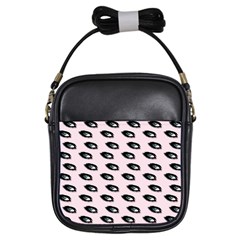 Eyes Pink Girls Sling Bag by snowwhitegirl