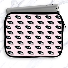 Eyes Pink Apple Ipad 2/3/4 Zipper Cases by snowwhitegirl