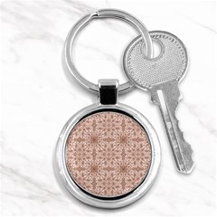 Ornamental Brown Key Chains (Round) 