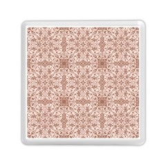 Ornamental Brown Memory Card Reader (Square)