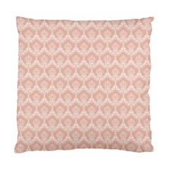 Damask Peach Standard Cushion Case (one Side) by snowwhitegirl