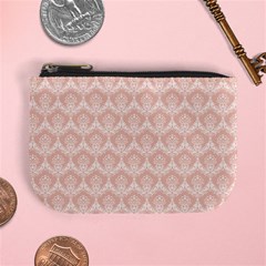 Damask Peach Mini Coin Purse by snowwhitegirl