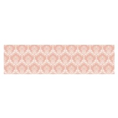 Damask Peach Satin Scarf (oblong) by snowwhitegirl