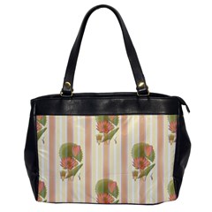 Lotus Flower Waterlily Wallpaper Oversize Office Handbag