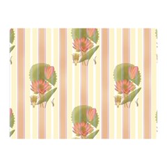 Lotus Flower Waterlily Wallpaper Double Sided Flano Blanket (mini)  by Mariart