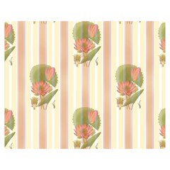 Lotus Flower Waterlily Wallpaper Double Sided Flano Blanket (medium) 