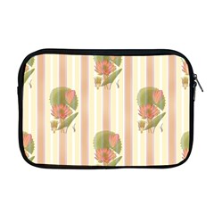 Lotus Flower Waterlily Wallpaper Apple Macbook Pro 17  Zipper Case by Mariart