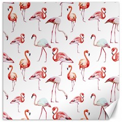 Pink flamingos Canvas 16  x 16 