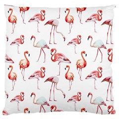 Pink flamingos Large Flano Cushion Case (Two Sides)